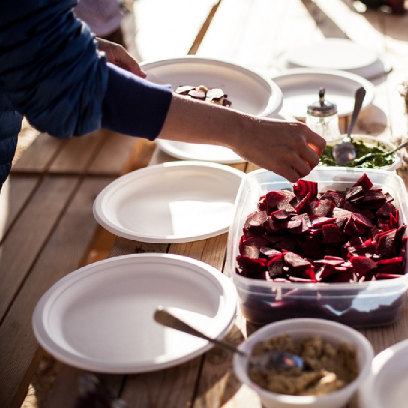 товар Тарелка круглая из целлюлозы, d=230 мм, белая TL013